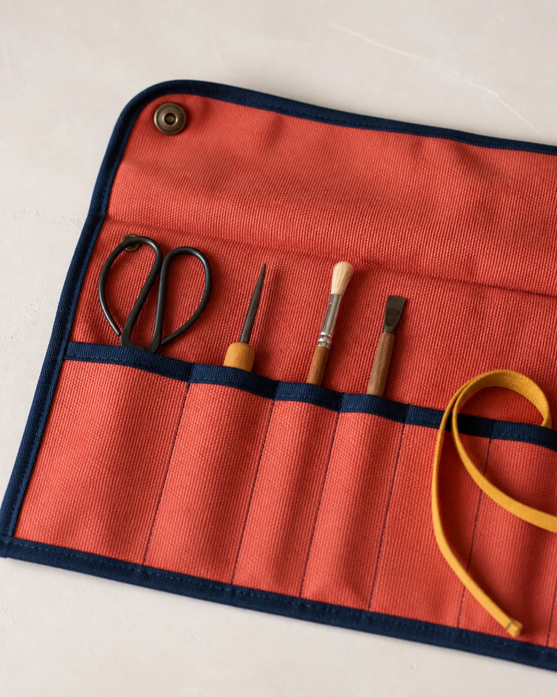 Canvas Tool Roll — Coral