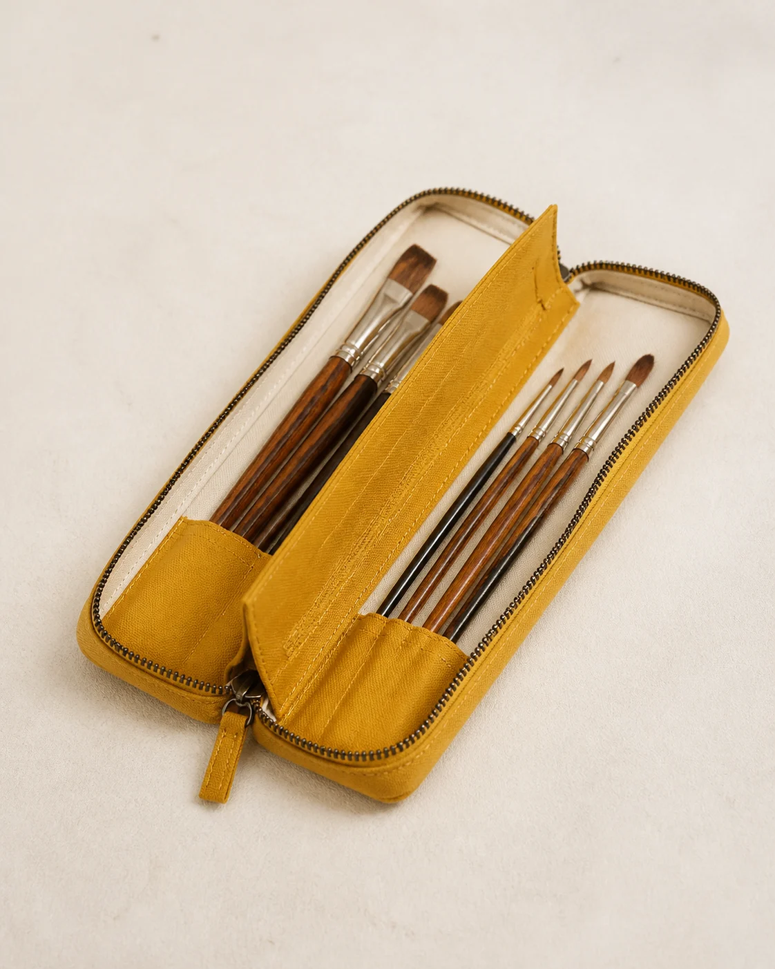 Long Brush Case — Saffron