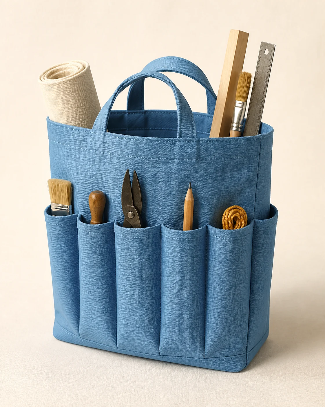 Tall Project Tote — Sky